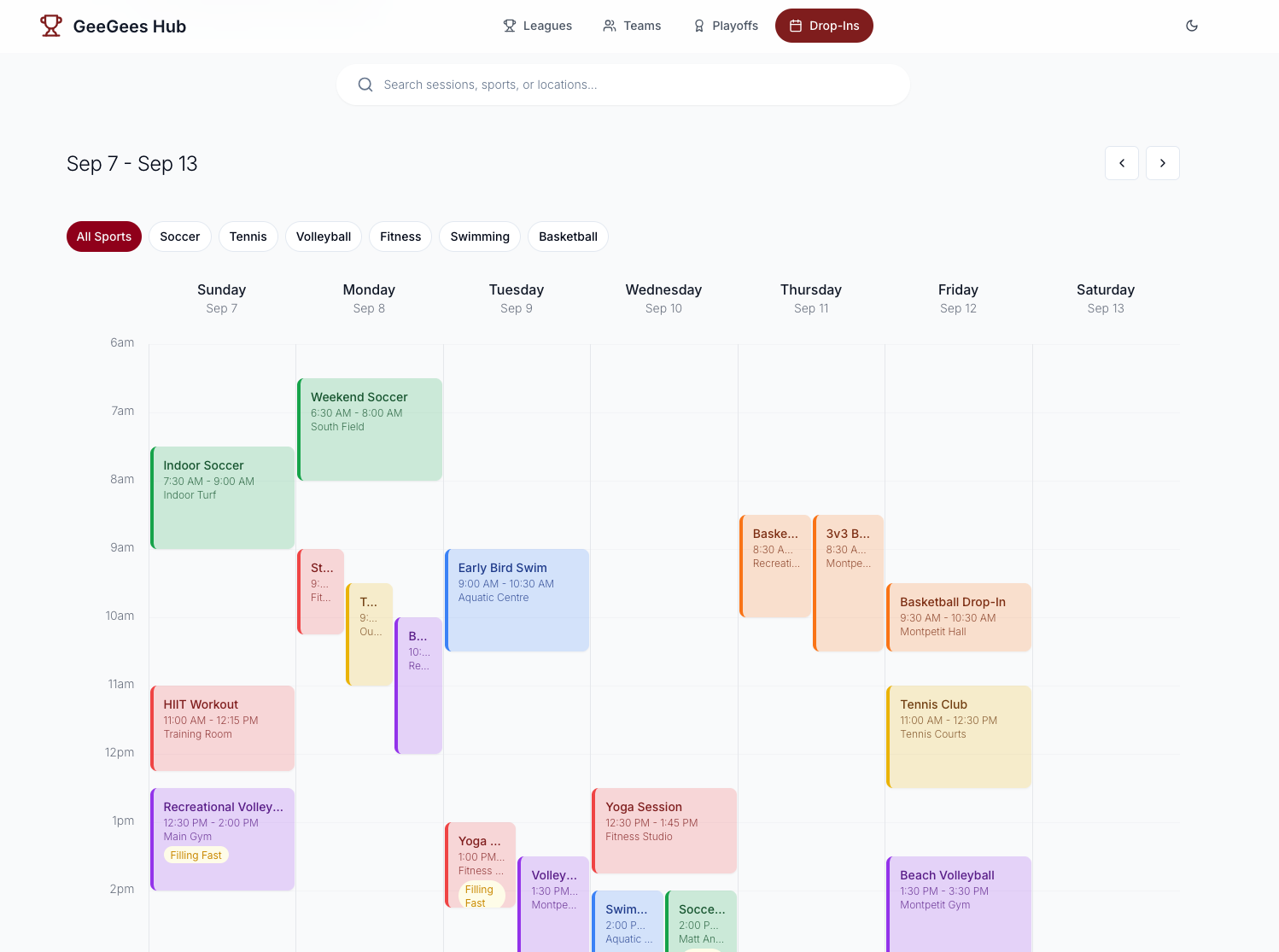 GeeGees Sports Platform — One Project, Three Engines